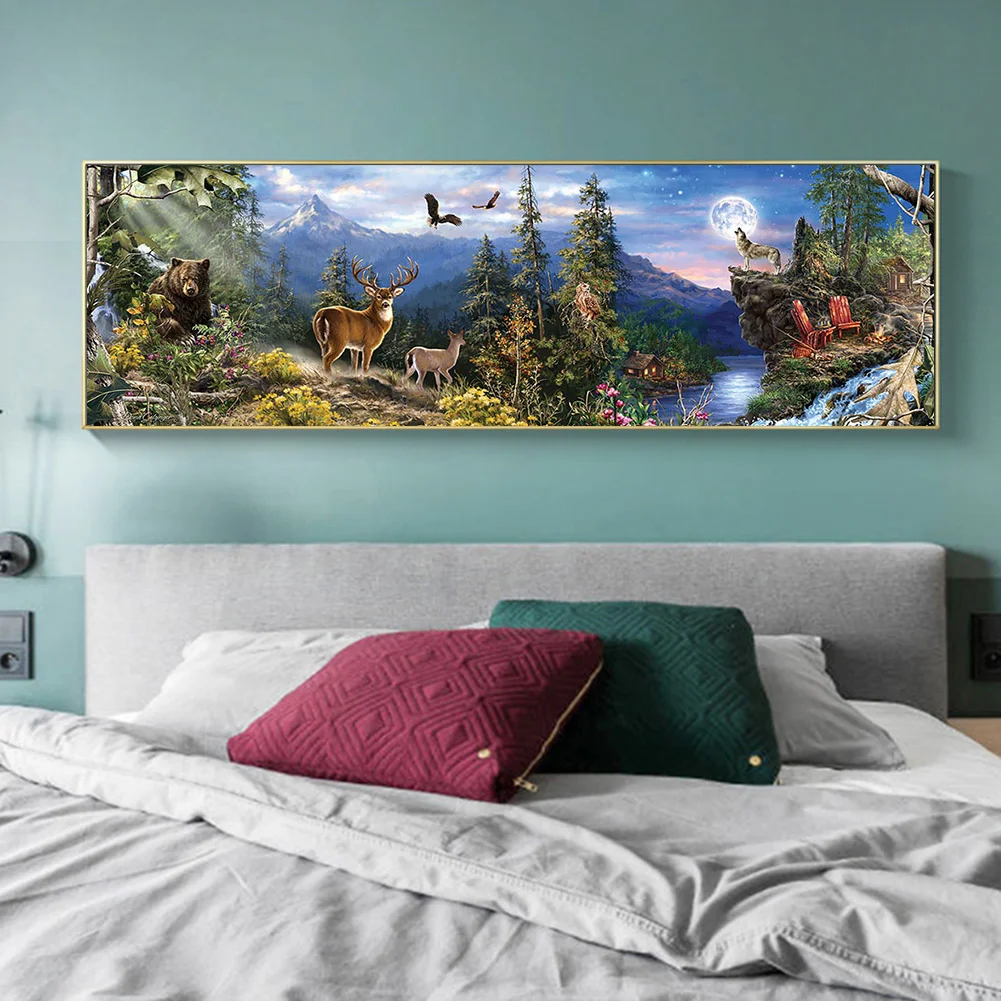 11ct 3-Strand Stampted Cross Stitch - Forest(90*30cm)