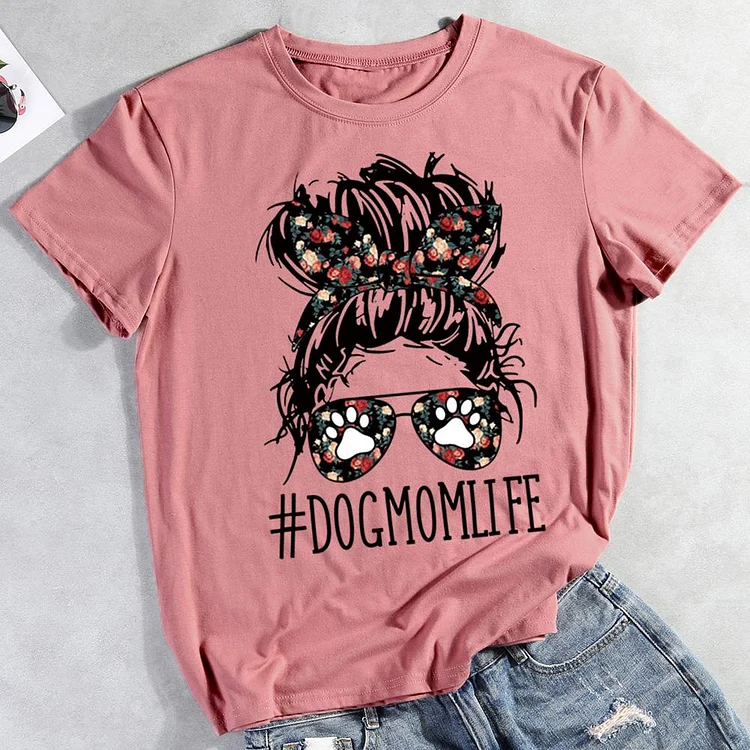 Dog mom life  T-shirt Tee -012420
