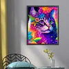 Color Cat - 11CT Stamped Cross Stitch 40*50cm/15.75*19.69in