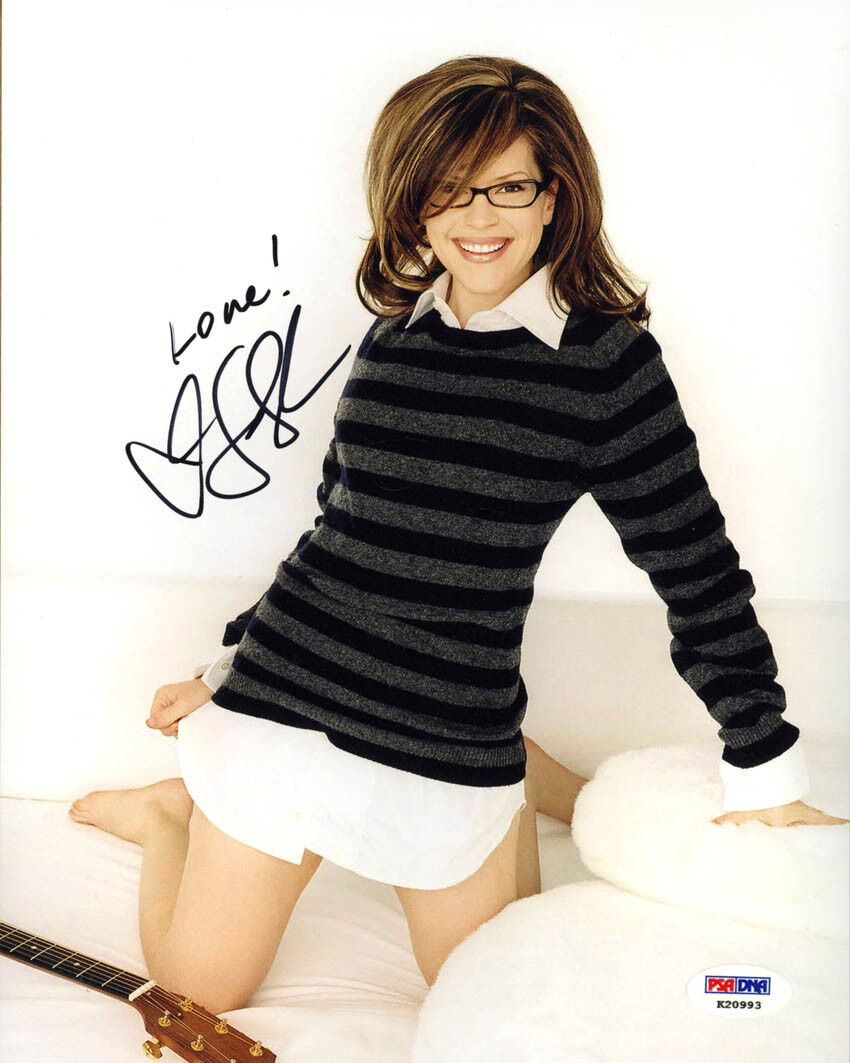 Lisa Loeb SIGNED 8x10 Photo Poster painting Stay Reality Bits Tails PSA/DNA AUTOGRAPHED