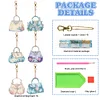 6Pcs DIY Diamond Painting Handbag Keychain