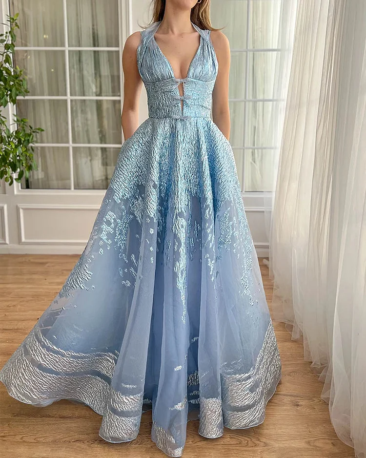 Ladies fashionable and elegant strappy dress