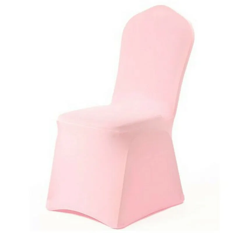 Spandex Chair Cover Solid Anti-slip Cover Stretch Wedding Banquet Party Elastic Slipcover Modern Kitchen Seat Case Chair Covers