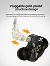 KZ-DQS In Ear Wired Earphones Dynamic Professional HIFI Headset Noise Cancelling