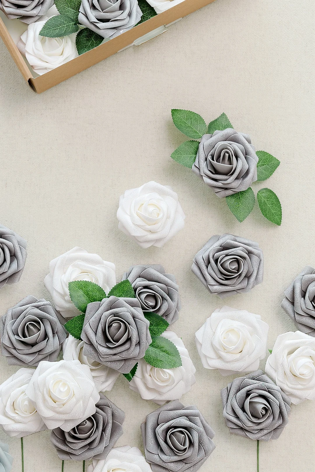 3" Foam Rose with Stem - 56 Colors