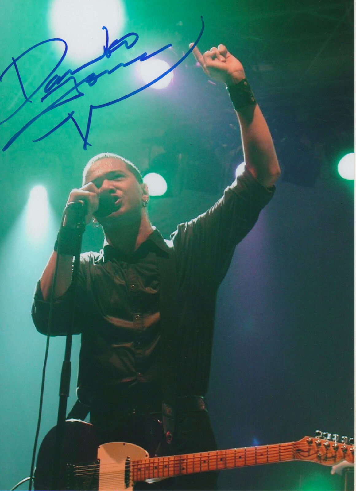 Danko Jones signed 8x11 inch Photo Poster painting autograph