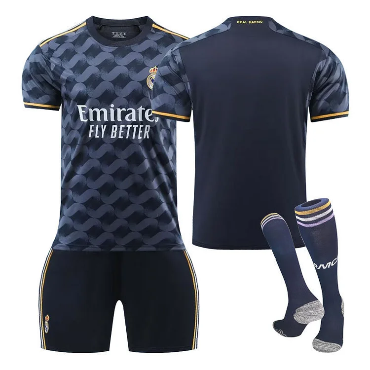 23/24 Real Madrid Away Football Jersey Traning Set