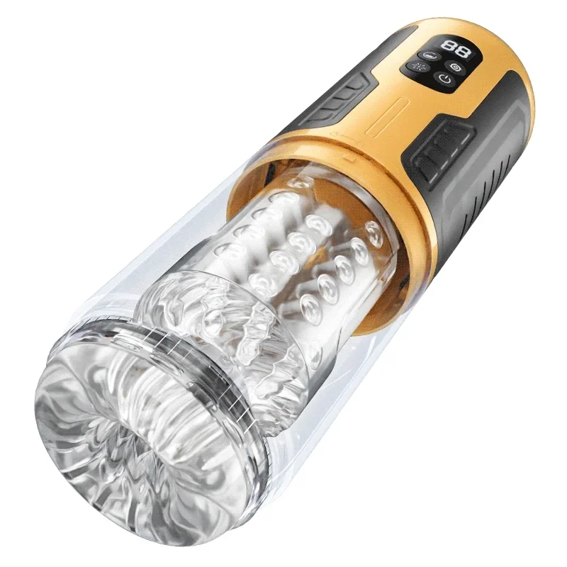 Upgraded Male Stroker With 7 Rotating & Thrusting & Vibrating & Licking