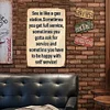 "Sex is like a gas station toilet" - Vintage Metal Signs(8*12Inch) 
