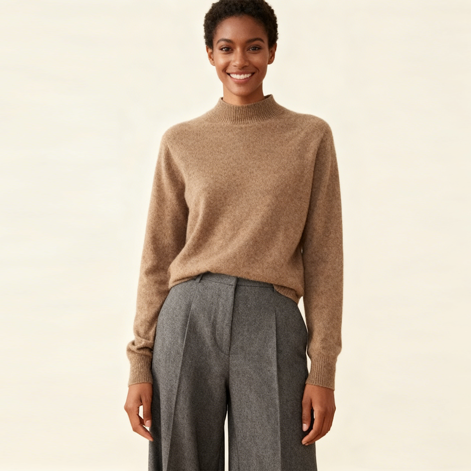 Women's 100 Cashmere Sweater REAL SILK LIFE