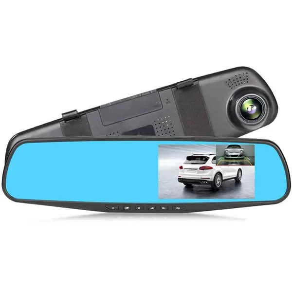 Dvr Auto 4.3 Inch Rearview Mirror Dual Lens Car DVR Cameras Full HD 1080P DVRs Registrator Dash Camera corder