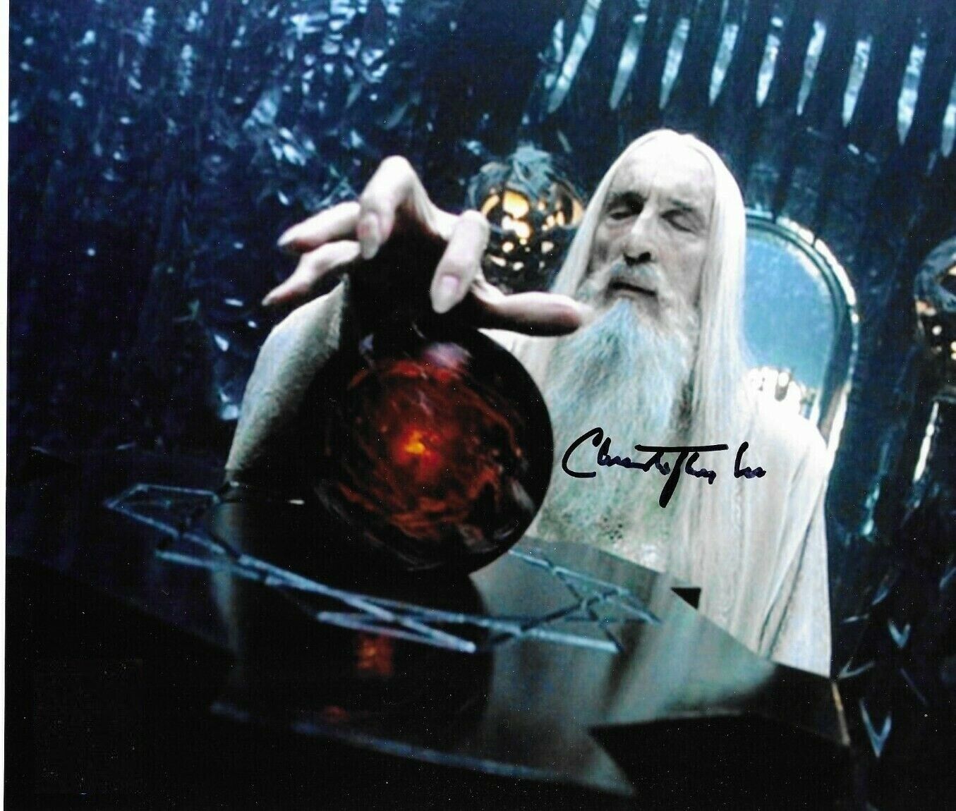 Christopher Lee Autographed Signed 8x10 Photo Poster painting ( Star Wars ) REPRINT