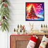 Christmas Tree - Diamond Painting - Partial Special Shaped Drill(Canvas|30*30cm)