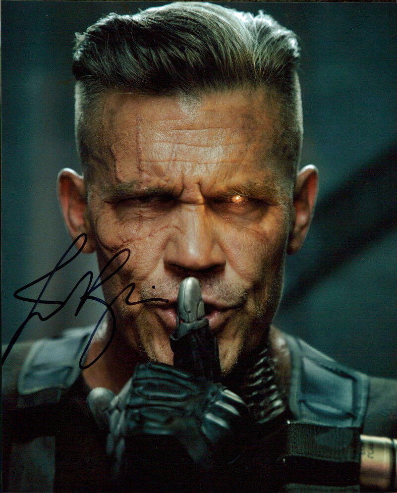 Josh Brolin (Deadpool) signed authentic 8x10 Photo Poster painting COA