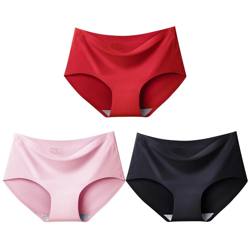 Meet'r 3Pcs/lot Seamless Panty Set Underwear Female Comfort Intimates Female Low-Rise Briefs G String Lingerie Drop Shipping