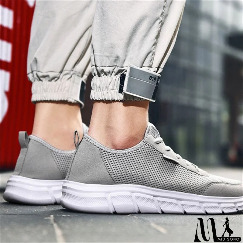 MidiSono - Large Size Cozy Modern Running Sports Sneaker for Men