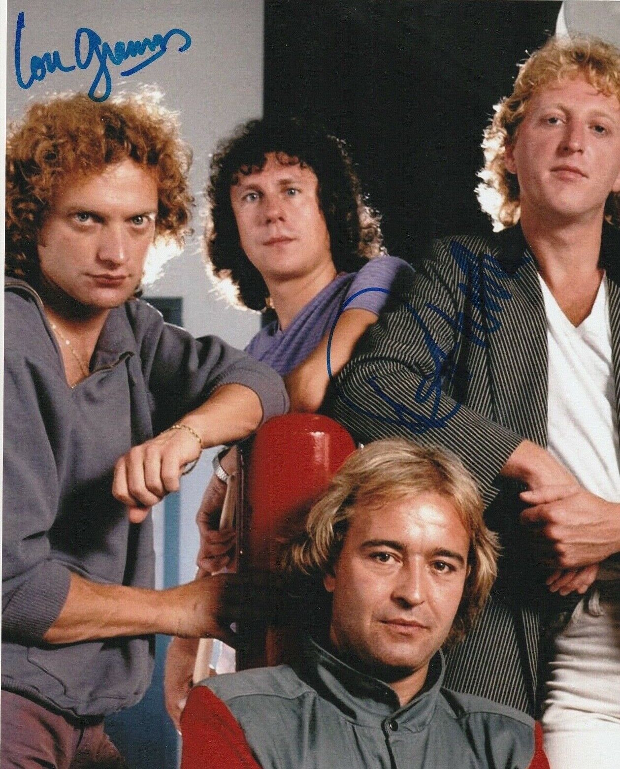 * FOREIGNER * signed autographed 8x10 Photo Poster painting * RICK WILLS & LOU GRAMM * 6