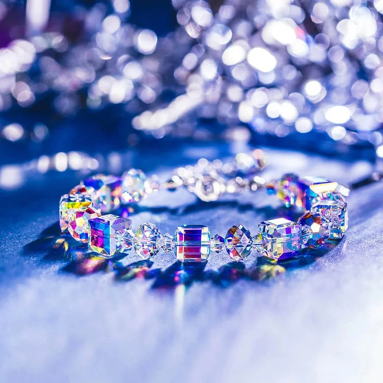 Crystal Northern Lights Bracelet Aurora Borealis Swarovski Crystal