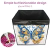 (US Local)DIY Diamond Painting Storage Box Canvas Organizer Box Diamond Painting Kit (E)
