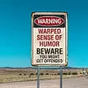 Warning - Vintage Metal Signs - 30*40cm - Warning