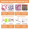 Hexe 5d DIY Quadrat Vollbohrer Diamond Painting Kit für Zuhause Wanddekoration 45x55cm