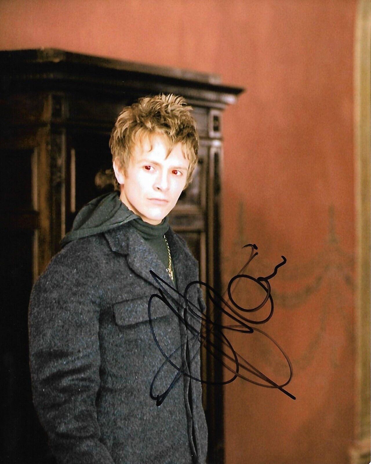 CHARLIE BEWLEY TWILIGHT NEW MOON AUTOGRAPHED Photo Poster painting SIGNED 8X10 #3 DEMETRI