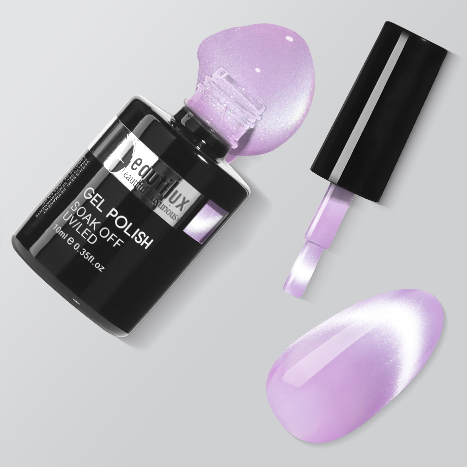 HEMA& TPO Free Cat's Eye Nail Gel Polish Color 10ml-Lilac Mist