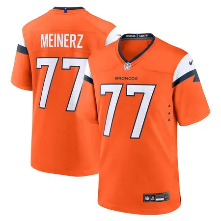 Youth Denver Broncos #77 Quinn Meinerz  Orange Team Game Jersey