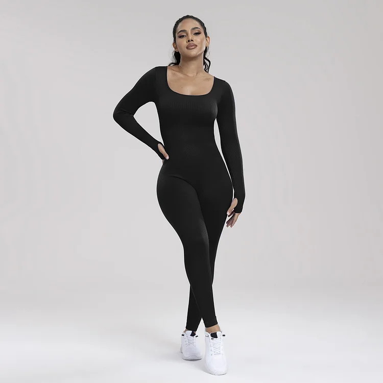 PASUXI Good Quality Seamless Female Designer Jumpsuits Sports Rompers Women Gym Workout Jumpsuit   huanwei