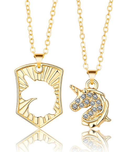 Unicorn Necklace BFF
