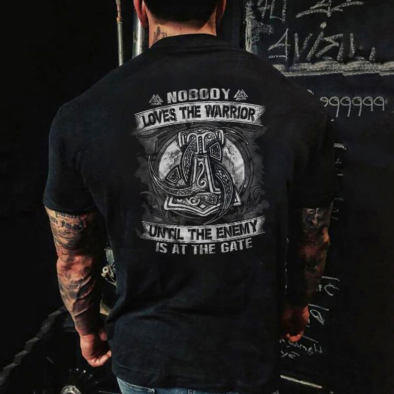 Livereid Nobody Loves The Warrior Printed Men's T-shirt - Livereid
