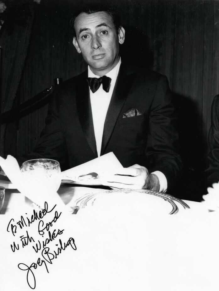 JOEY BISHOP Signed Photo Poster paintinggraph - American Comedian - RAT PACK - preprint