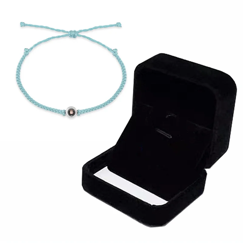 New Projector Custom Personalized Circle Photo Bracelet For Women And Men wetirmss