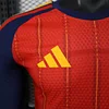 2026 Player Version Long Sleeve Spain Home Football Shirt 1:1 Thai Quality