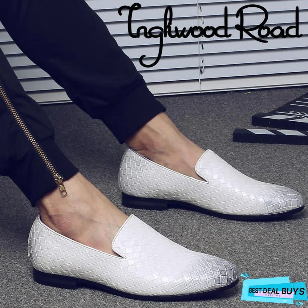 Leather Casual Driving Oxfords Shoes Men Loafers Moccasins Italian Shoes for Men Flats