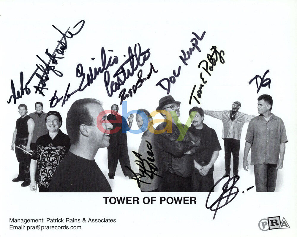 TOWER OF POWER AUTOGRAPHED 8X10 Photo Poster painting REPRINT