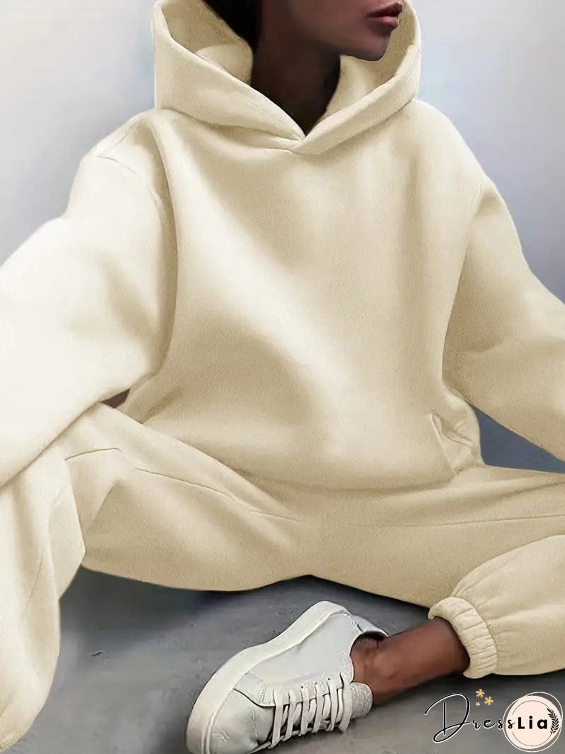 Hooded Sweatshirt and Jogger Pants Set