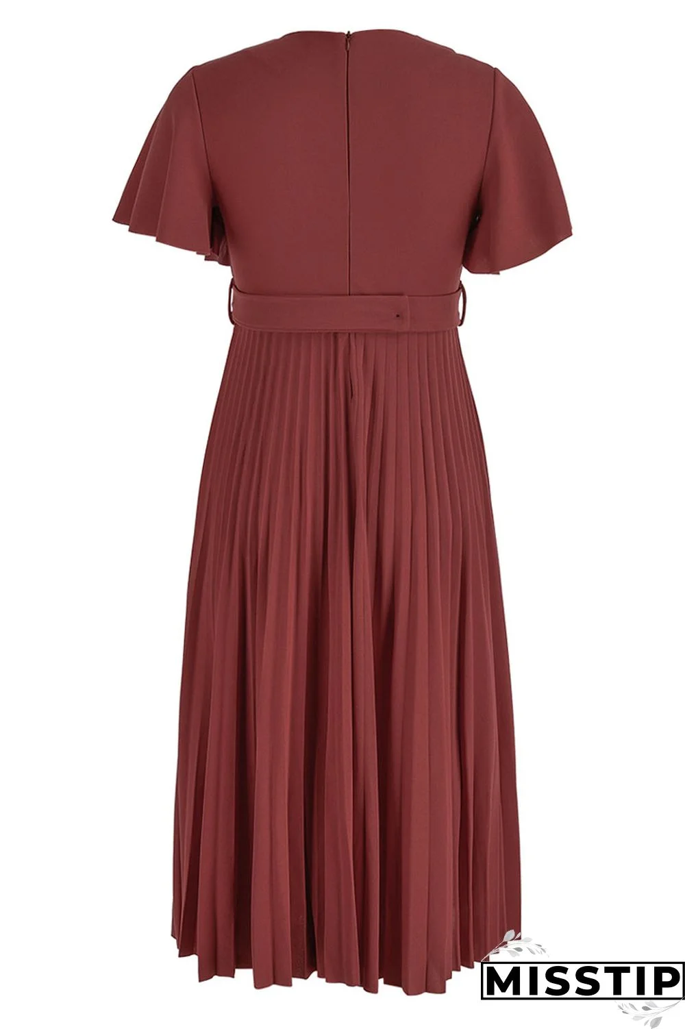 Black Casual Elegant Solid Patchwork Fold O Neck A Line Dresses