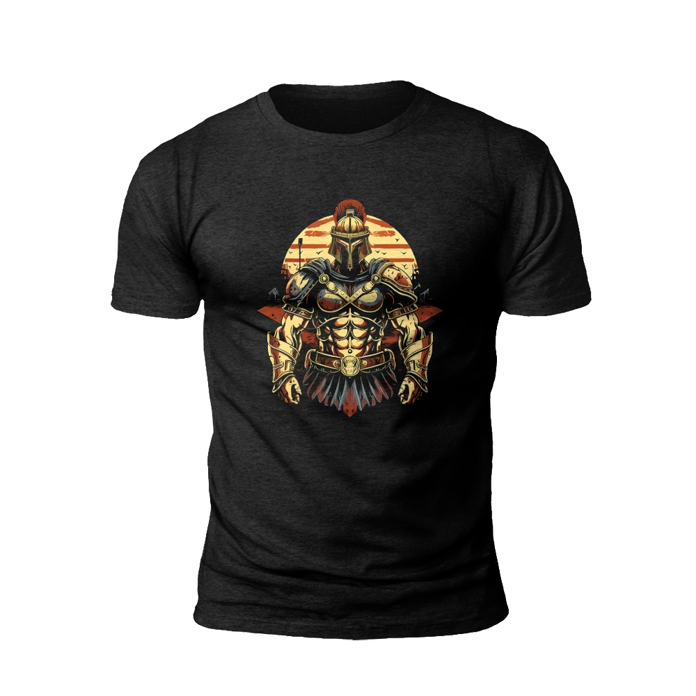 Imperial Guardian: Roman Legionnaire in Battle T-shirt
