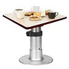 [US Local Warehouse] Pneumatic Table Leg Base Detachable 3-Level Adjustable Aluminum Alloy Table Base