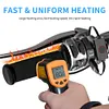 Heated Motorcycle Handlebar Grips 5 Gear IP67 Waterproof Handlebar Hand Warmer