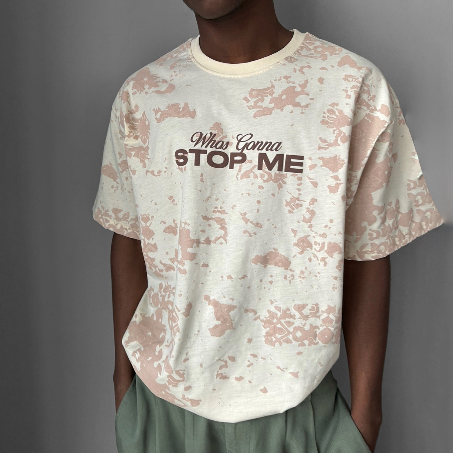 Casual Printed Lettering T-shirt