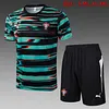 2025 Portugal Pre-match Training Green Inkjet Shirt+Shorts 1:1 Thai Quality
