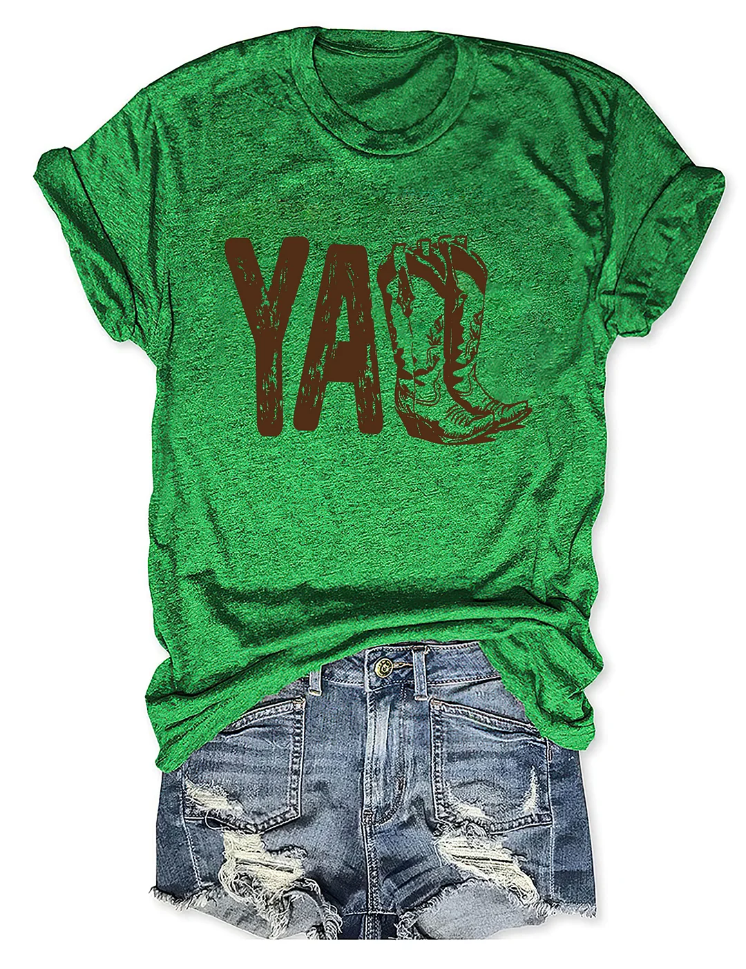 Y'all Cowboy Boots T-shirt