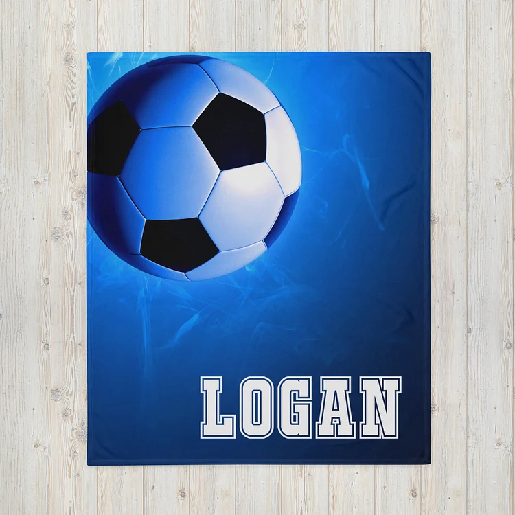 Personalized Soccer Blanket For Comfort & Unique|BKKid309