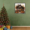 Halloween Pumpkin Street-Full Round Diamond Painting 30*30CM