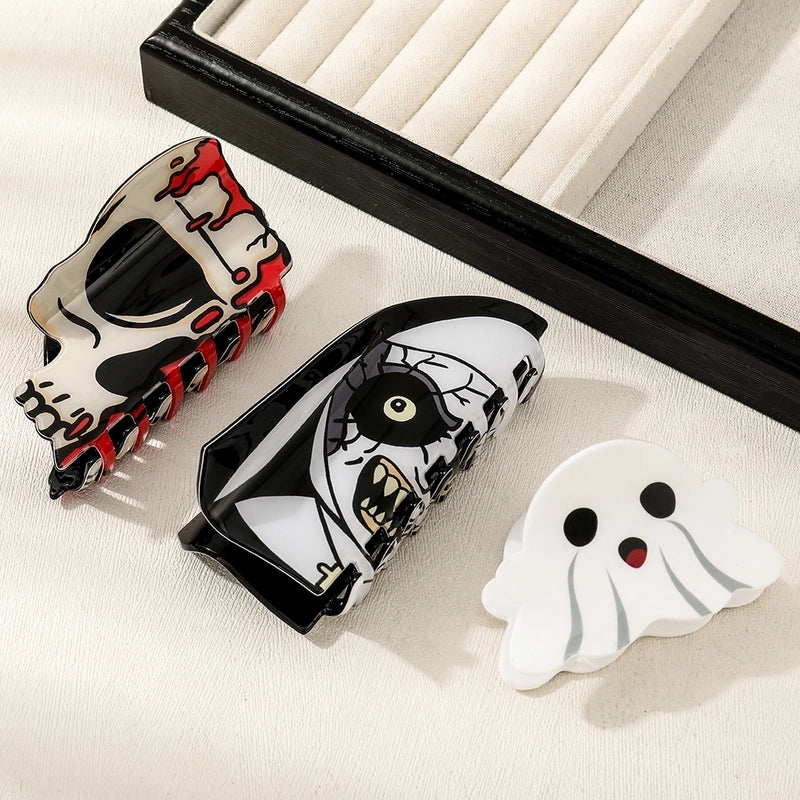 Halloween Funny Women’s Color Block Arylic Hair Claws