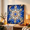 DIY Special Shape Diamond Painting Pearl Art With Inner Frame Kit 25x25cm(Snowflake)