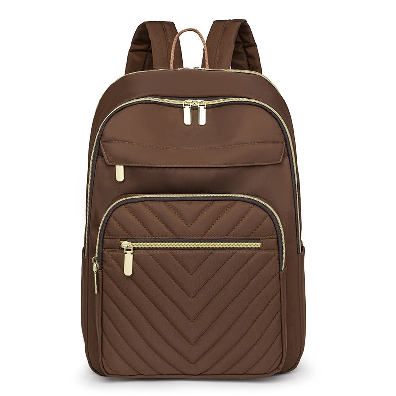 Waterproof Chevron Casual Women’s Backpack