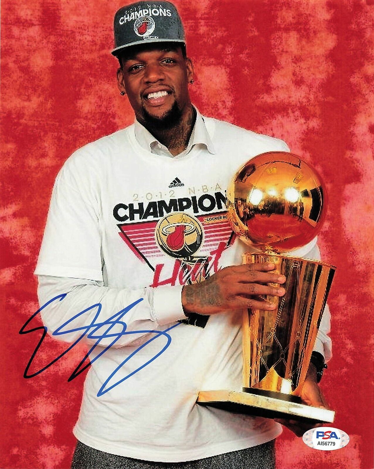 Eddy Curry signed 8x10 Photo Poster painting PSA/DNA Miami Heat Autographed